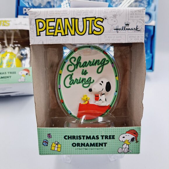 Peanuts Snoopy Winter Holiday Bundle Includes Ornaments & Musical Lights - Picture 5 of 13